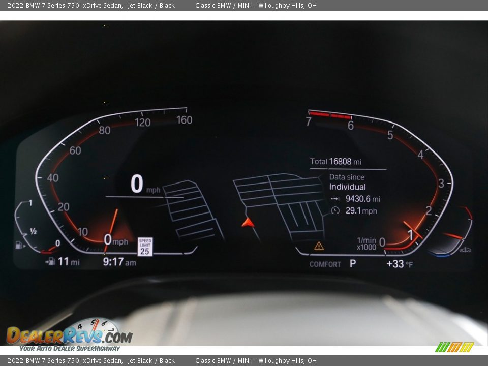 2022 BMW 7 Series 750i xDrive Sedan Gauges Photo #8