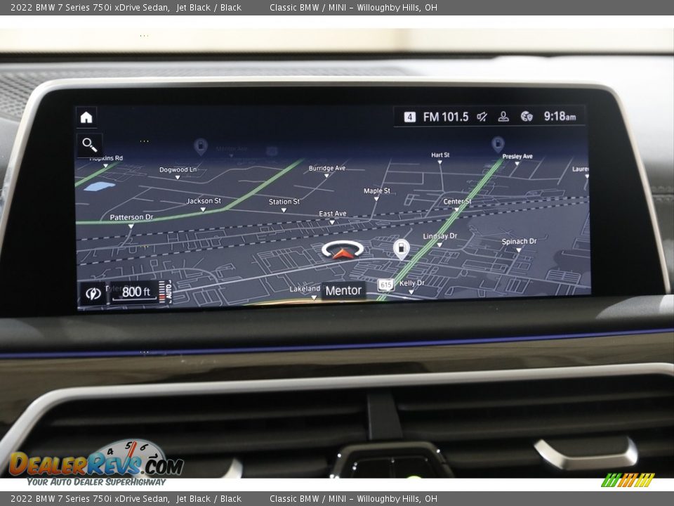 Navigation of 2022 BMW 7 Series 750i xDrive Sedan Photo #10