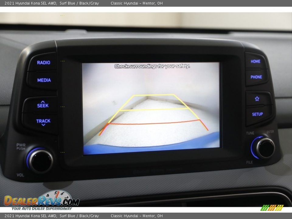 Controls of 2021 Hyundai Kona SEL AWD Photo #11