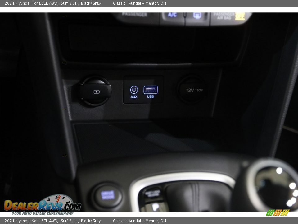 2021 Hyundai Kona SEL AWD Surf Blue / Black/Gray Photo #12