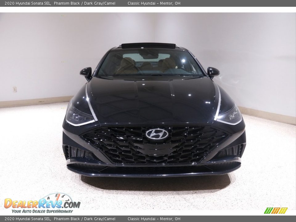 2020 Hyundai Sonata SEL Phantom Black / Dark Gray/Camel Photo #2