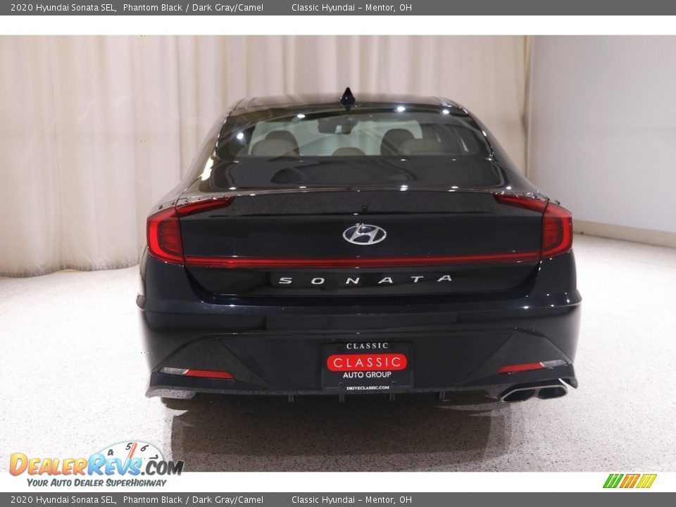 2020 Hyundai Sonata SEL Phantom Black / Dark Gray/Camel Photo #19