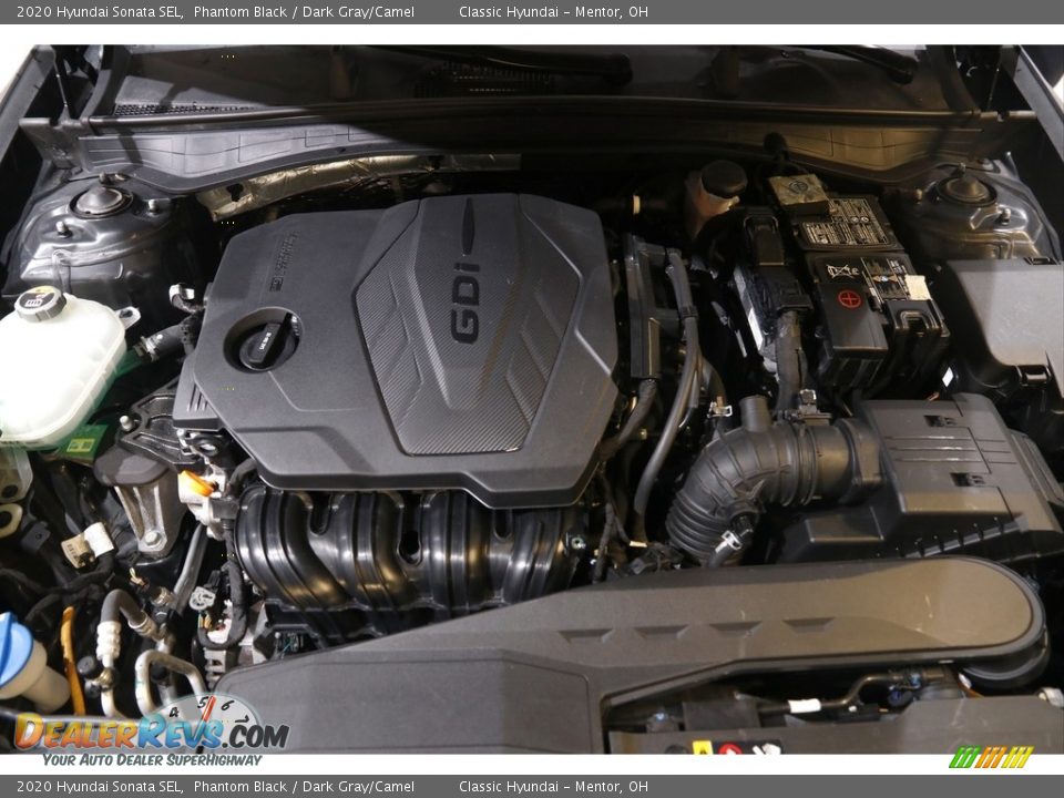 2020 Hyundai Sonata SEL Phantom Black / Dark Gray/Camel Photo #20