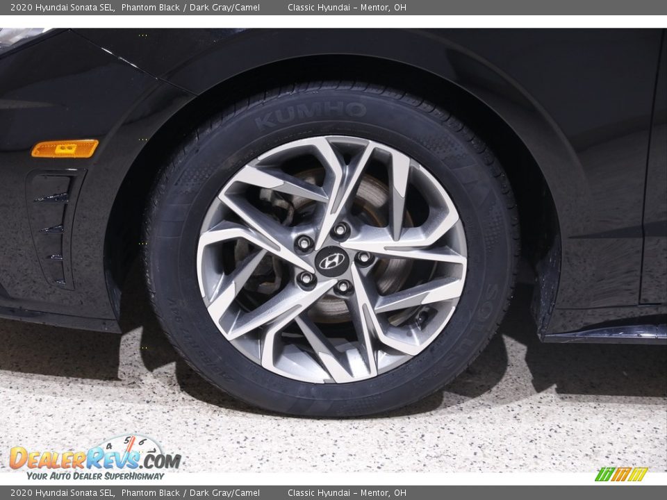 2020 Hyundai Sonata SEL Phantom Black / Dark Gray/Camel Photo #21