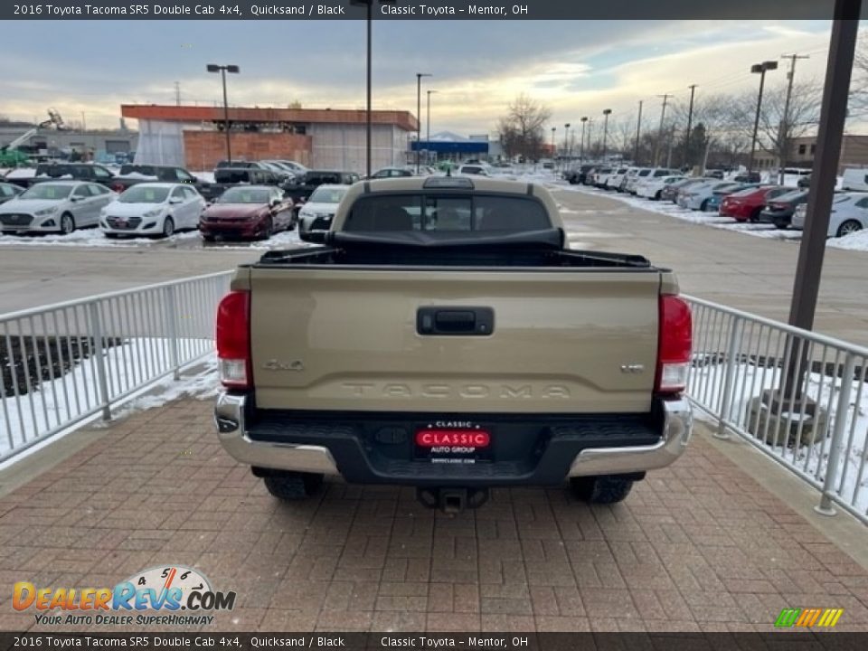 2016 Toyota Tacoma SR5 Double Cab 4x4 Quicksand / Black Photo #3