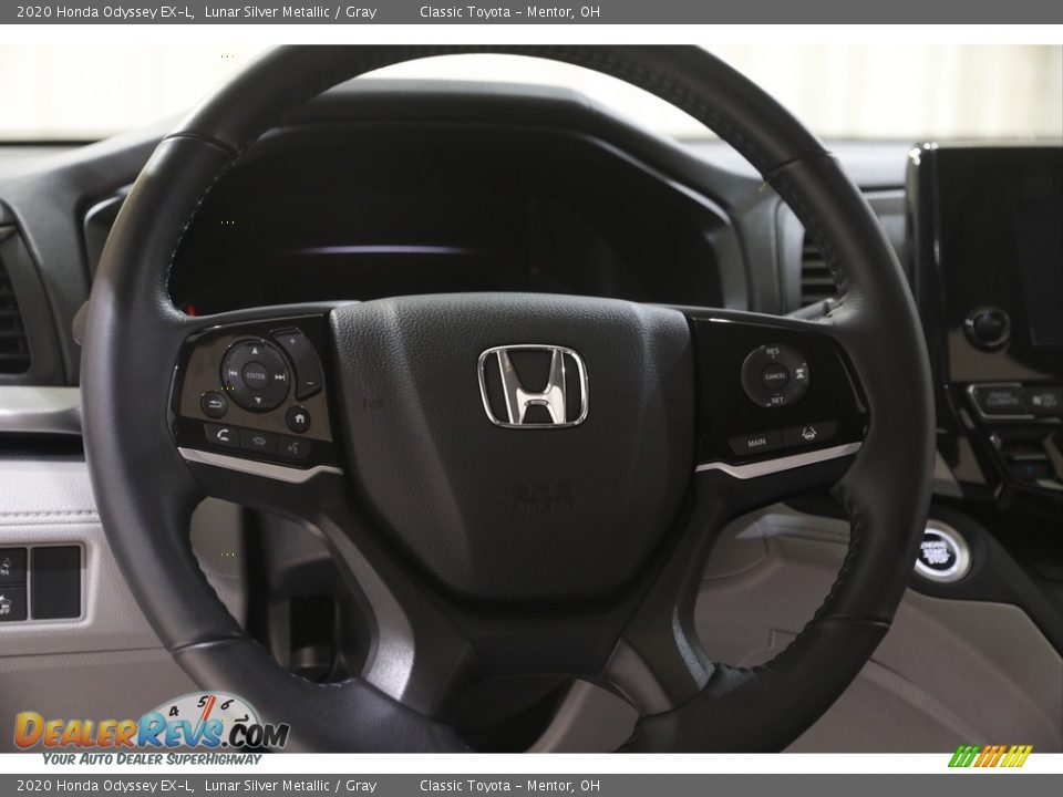 2020 Honda Odyssey EX-L Lunar Silver Metallic / Gray Photo #7
