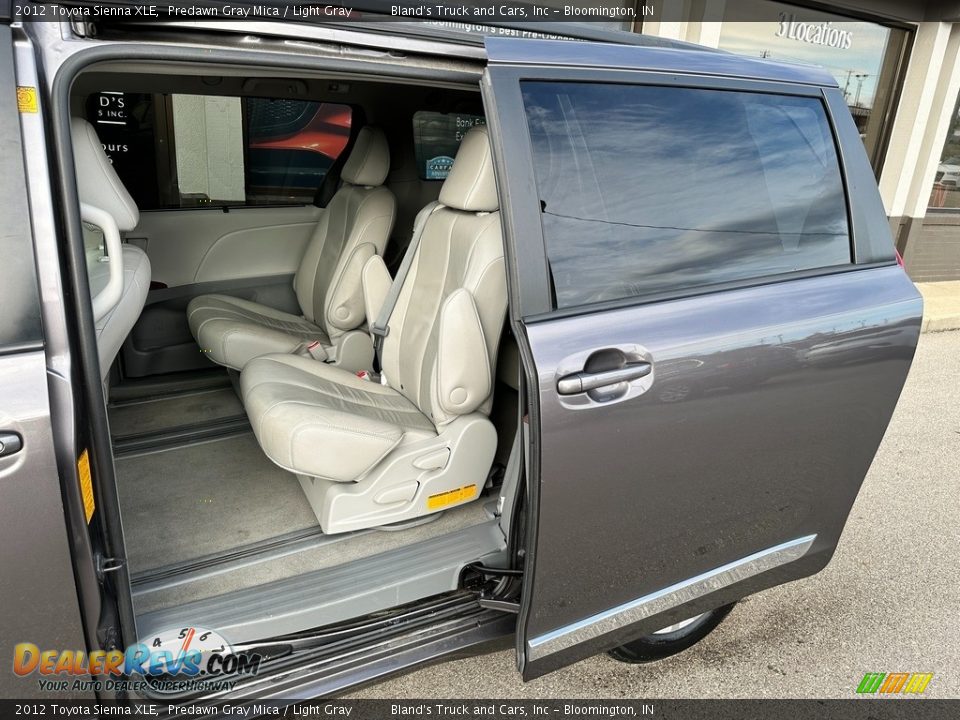 2012 Toyota Sienna XLE Predawn Gray Mica / Light Gray Photo #33