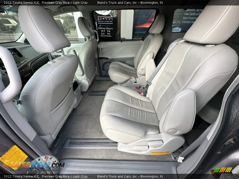 2012 Toyota Sienna XLE Predawn Gray Mica / Light Gray Photo #35