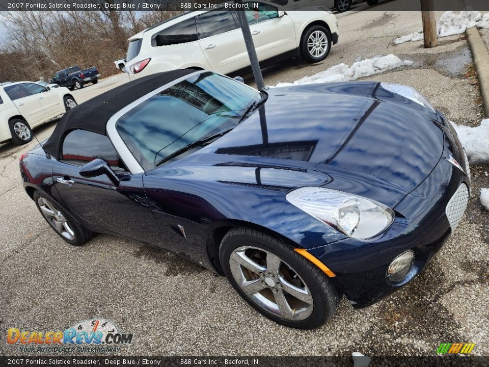 2007 Pontiac Solstice Roadster Deep Blue / Ebony Photo #5