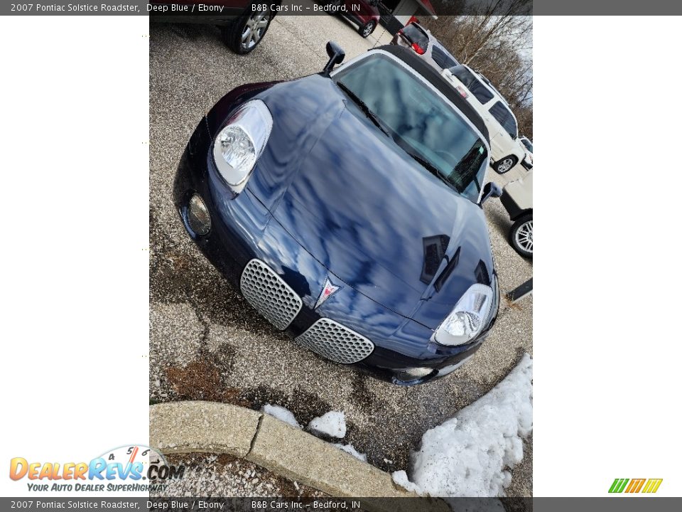 2007 Pontiac Solstice Roadster Deep Blue / Ebony Photo #6