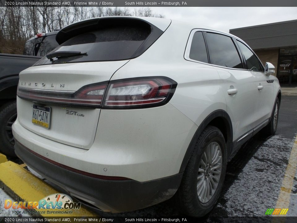 2020 Lincoln Nautilus Standard AWD Pristine White / Ebony Photo #3