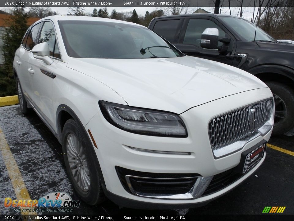 2020 Lincoln Nautilus Standard AWD Pristine White / Ebony Photo #4