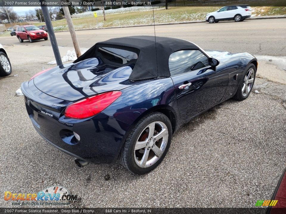 2007 Pontiac Solstice Roadster Deep Blue / Ebony Photo #13