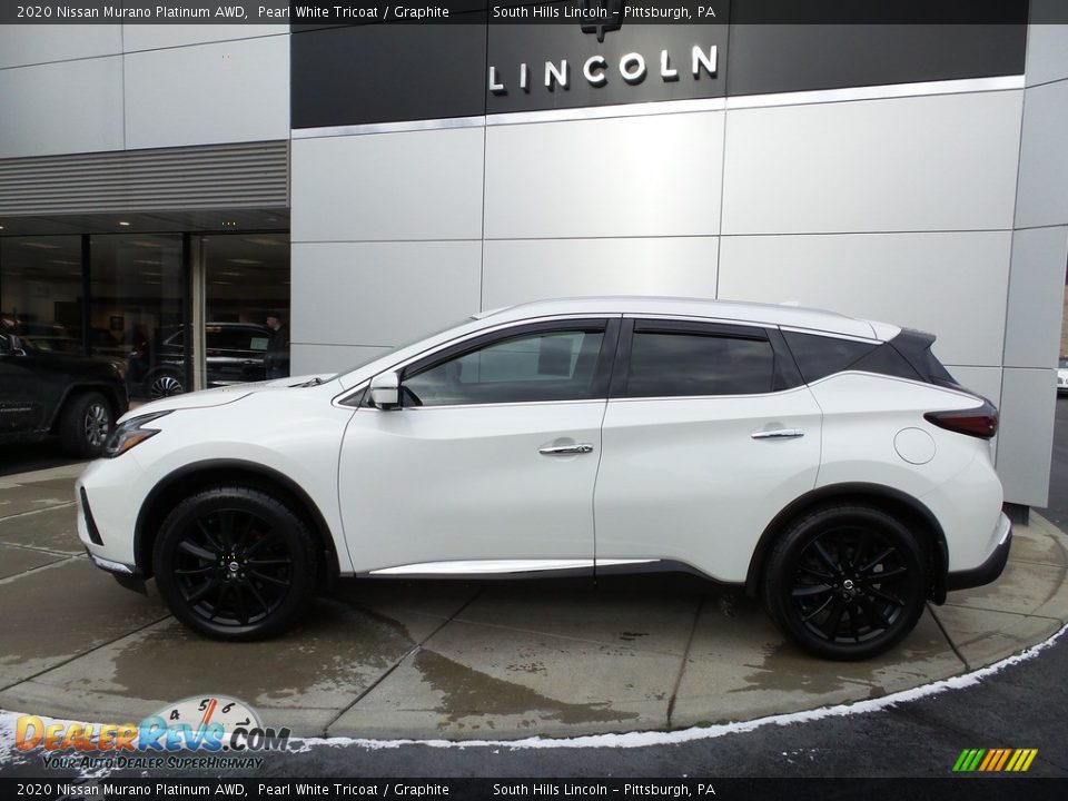 Pearl White Tricoat 2020 Nissan Murano Platinum AWD Photo #2