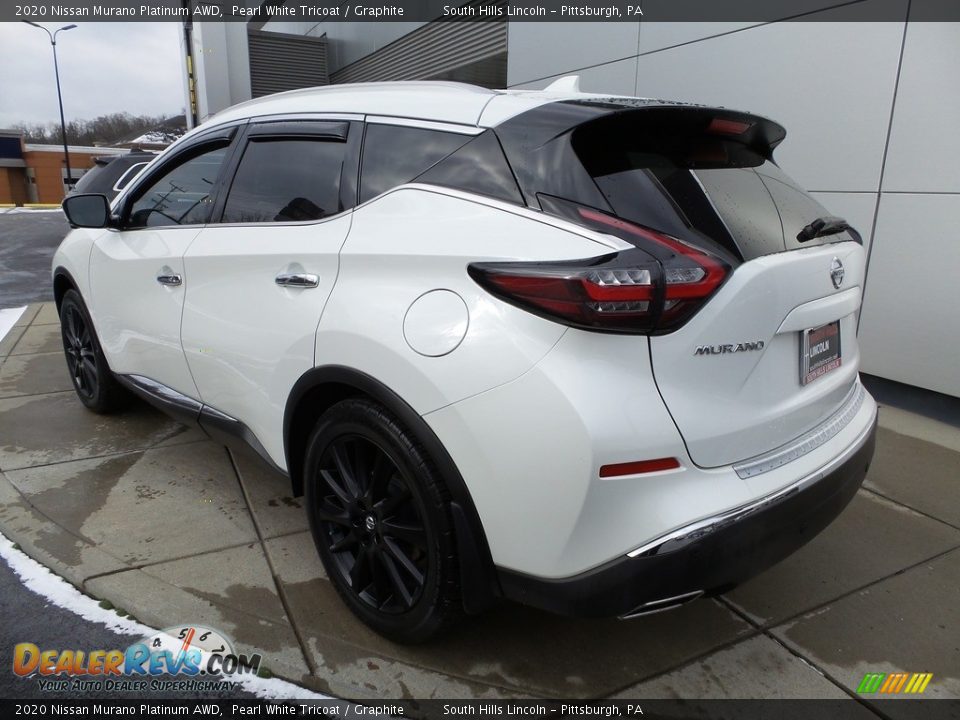 2020 Nissan Murano Platinum AWD Pearl White Tricoat / Graphite Photo #3