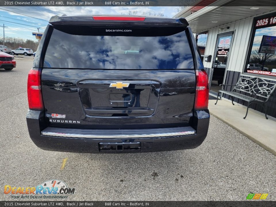 2015 Chevrolet Suburban LTZ 4WD Black / Jet Black Photo #3