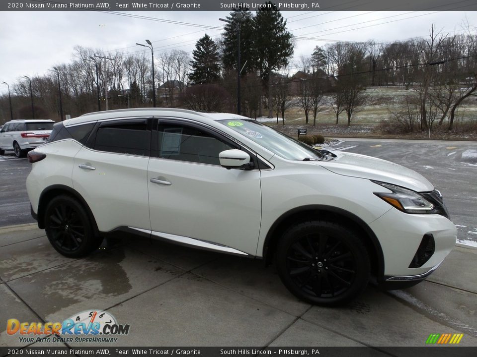 2020 Nissan Murano Platinum AWD Pearl White Tricoat / Graphite Photo #6