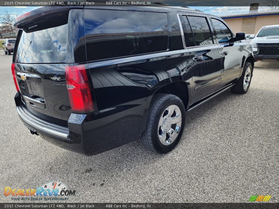 2015 Chevrolet Suburban LTZ 4WD Black / Jet Black Photo #4