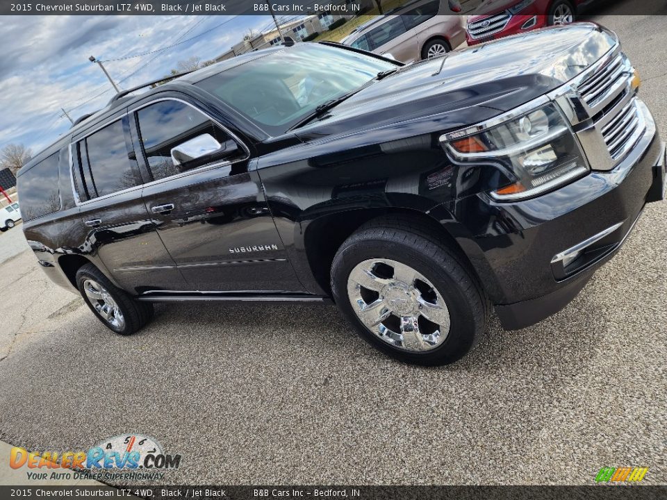 2015 Chevrolet Suburban LTZ 4WD Black / Jet Black Photo #6