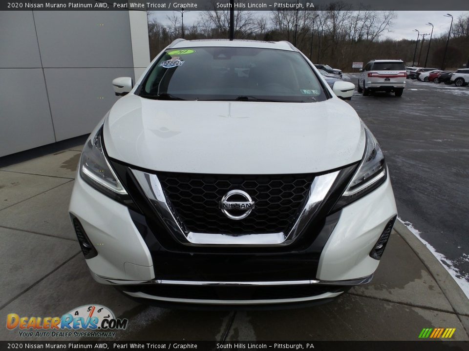 Pearl White Tricoat 2020 Nissan Murano Platinum AWD Photo #8