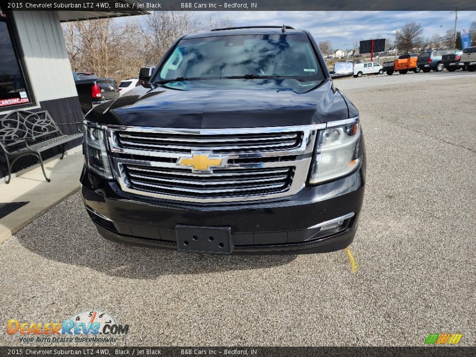 2015 Chevrolet Suburban LTZ 4WD Black / Jet Black Photo #7