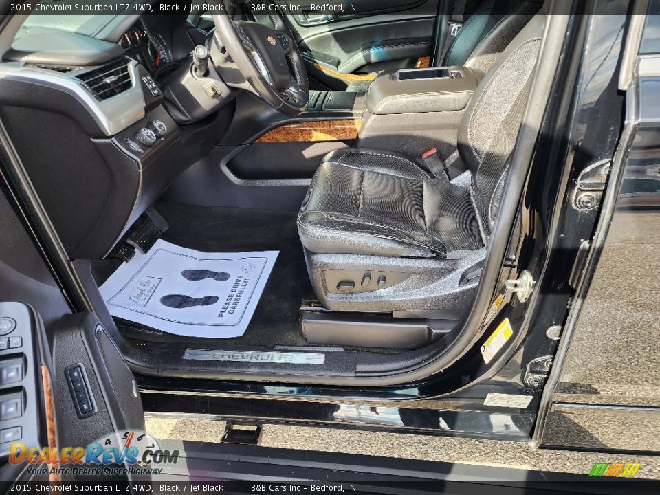 2015 Chevrolet Suburban LTZ 4WD Black / Jet Black Photo #8