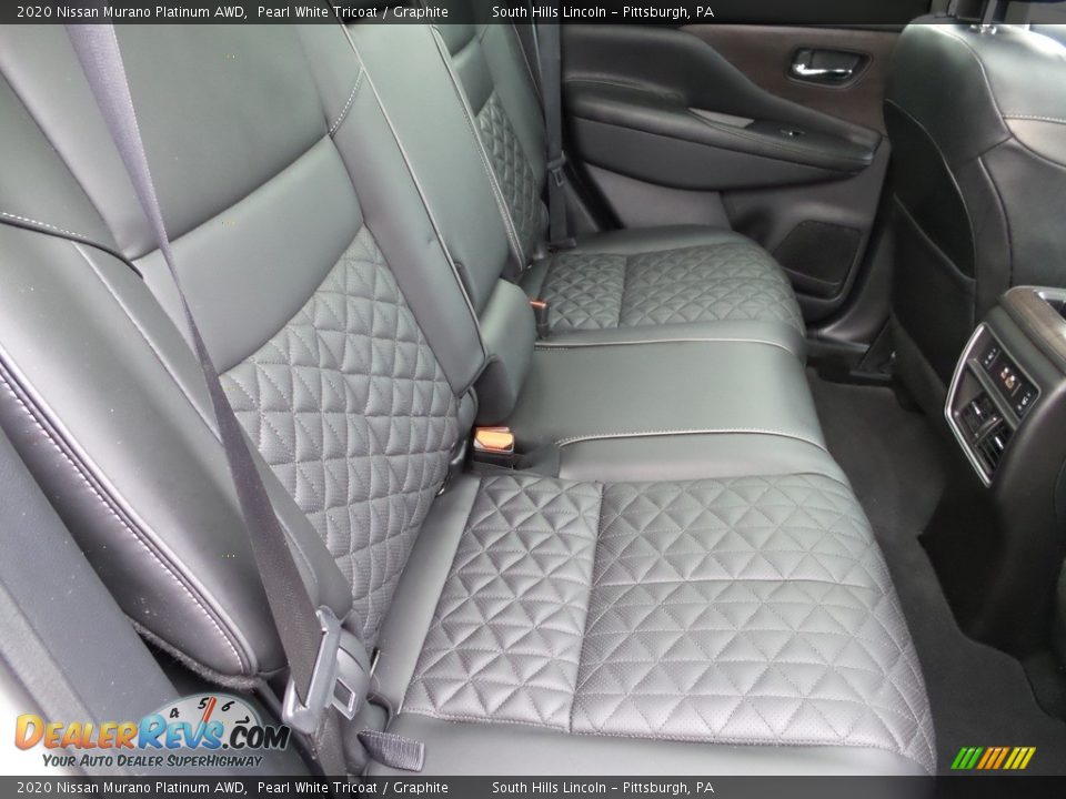Rear Seat of 2020 Nissan Murano Platinum AWD Photo #14