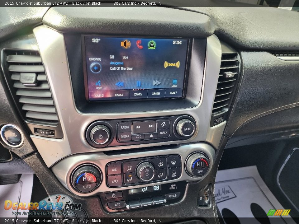 2015 Chevrolet Suburban LTZ 4WD Black / Jet Black Photo #12