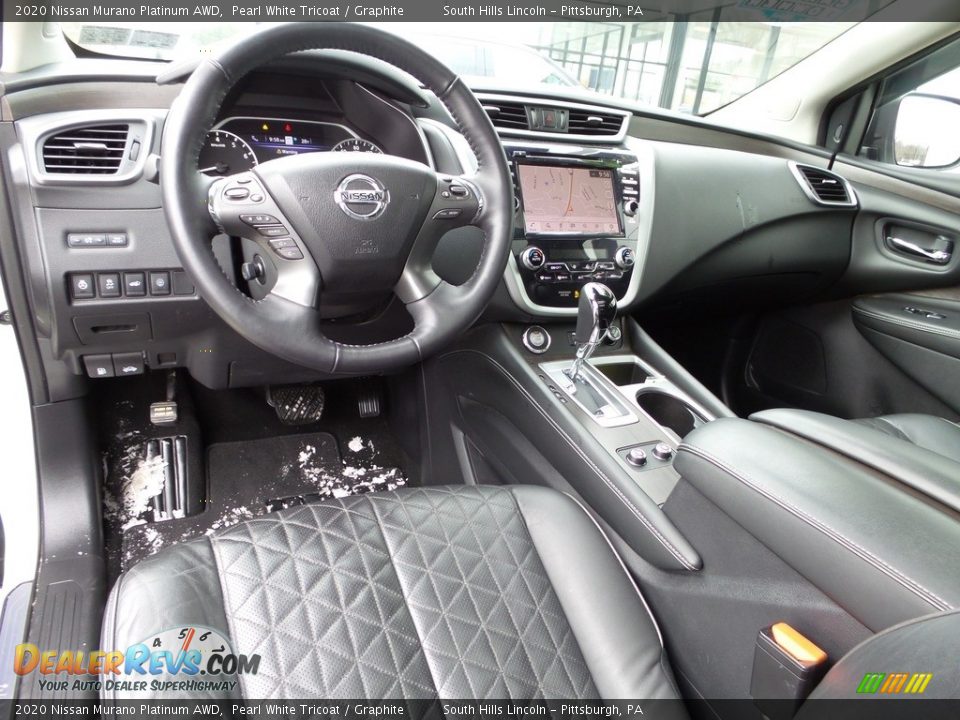 Graphite Interior - 2020 Nissan Murano Platinum AWD Photo #17