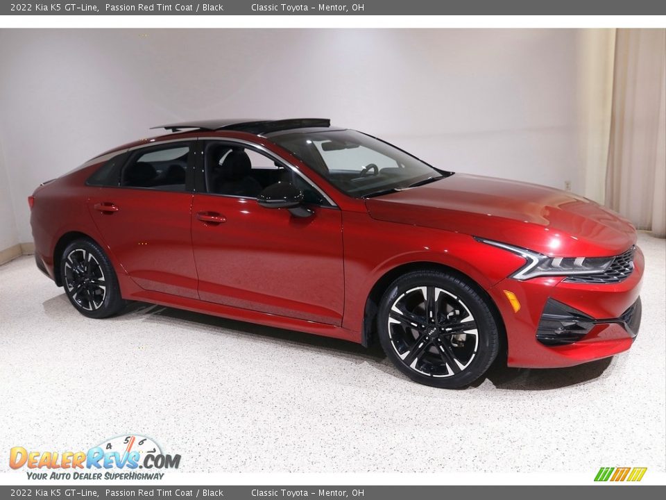 Passion Red Tint Coat 2022 Kia K5 GT-Line Photo #1