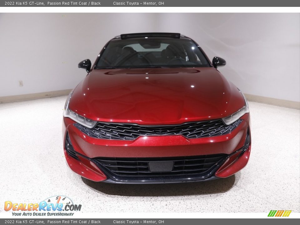 2022 Kia K5 GT-Line Passion Red Tint Coat / Black Photo #2
