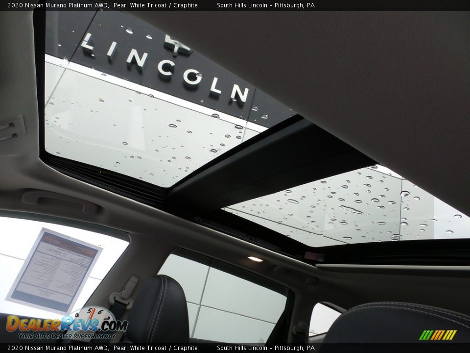 Sunroof of 2020 Nissan Murano Platinum AWD Photo #20