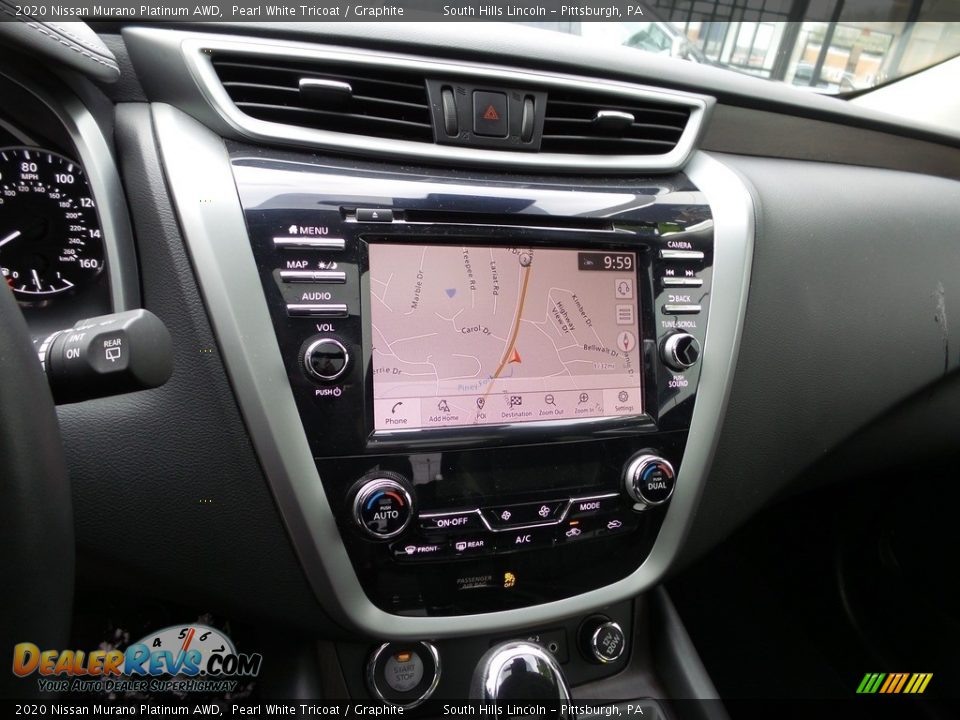 Controls of 2020 Nissan Murano Platinum AWD Photo #22