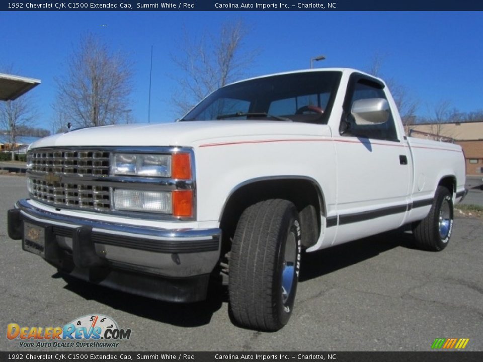 Summit White 1992 Chevrolet C/K C1500 Extended Cab Photo #6