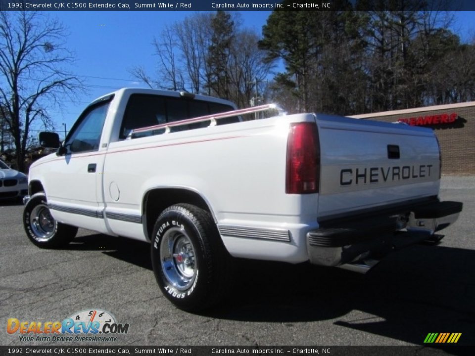 Summit White 1992 Chevrolet C/K C1500 Extended Cab Photo #8