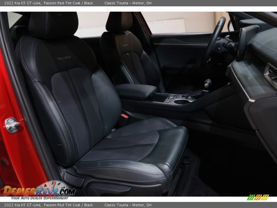 2022 Kia K5 GT-Line Passion Red Tint Coat / Black Photo #16