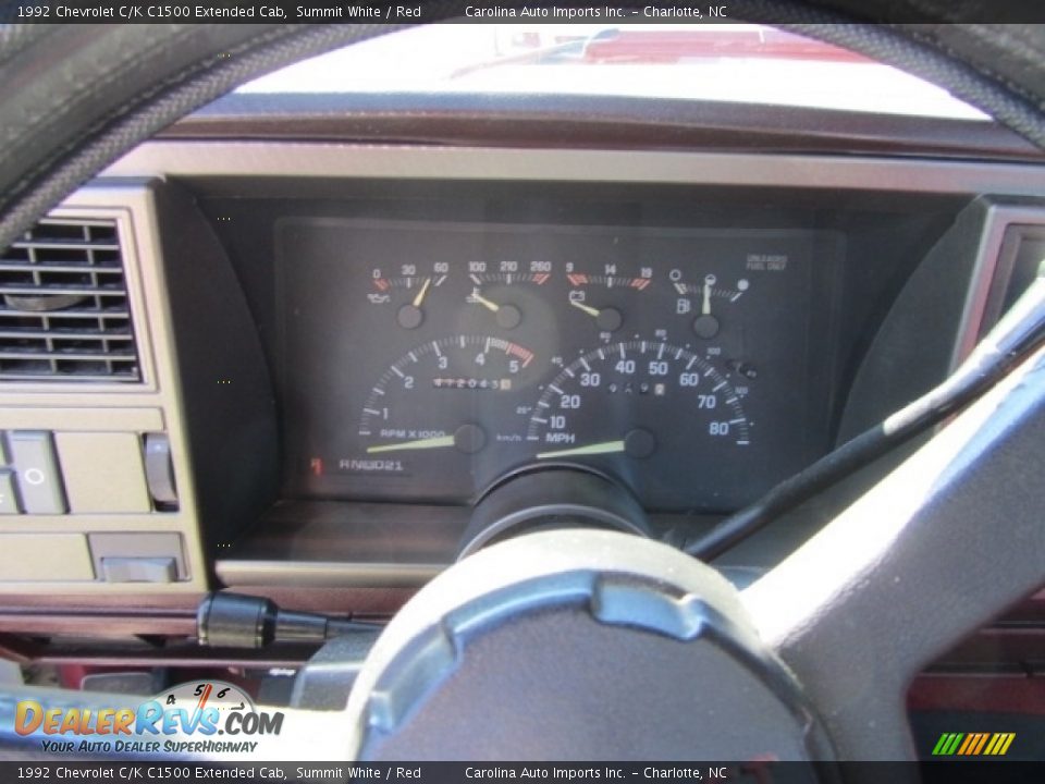 1992 Chevrolet C/K C1500 Extended Cab Gauges Photo #13