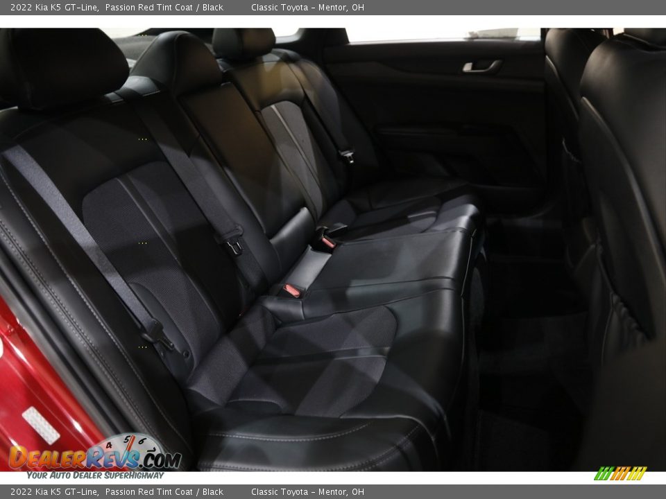 2022 Kia K5 GT-Line Passion Red Tint Coat / Black Photo #17