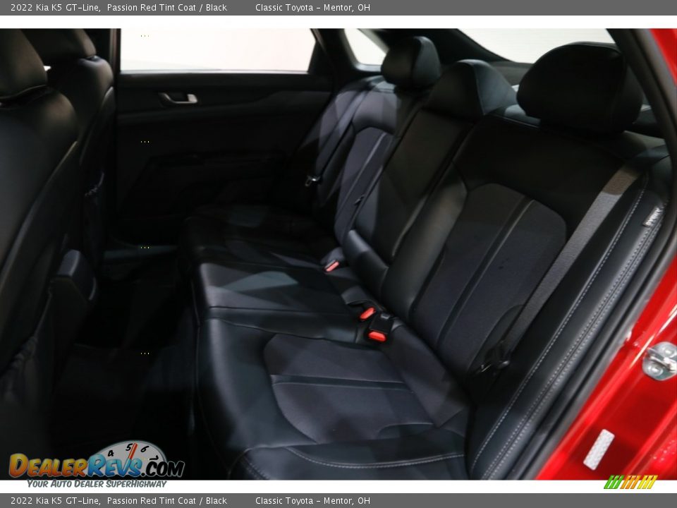 2022 Kia K5 GT-Line Passion Red Tint Coat / Black Photo #18