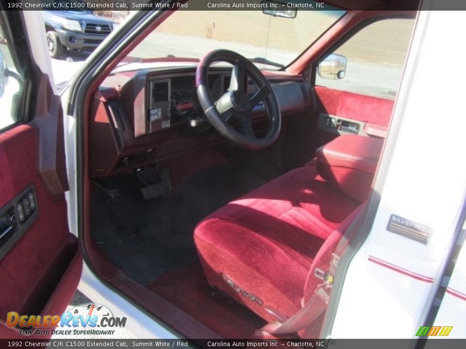 Front Seat of 1992 Chevrolet C/K C1500 Extended Cab Photo #15