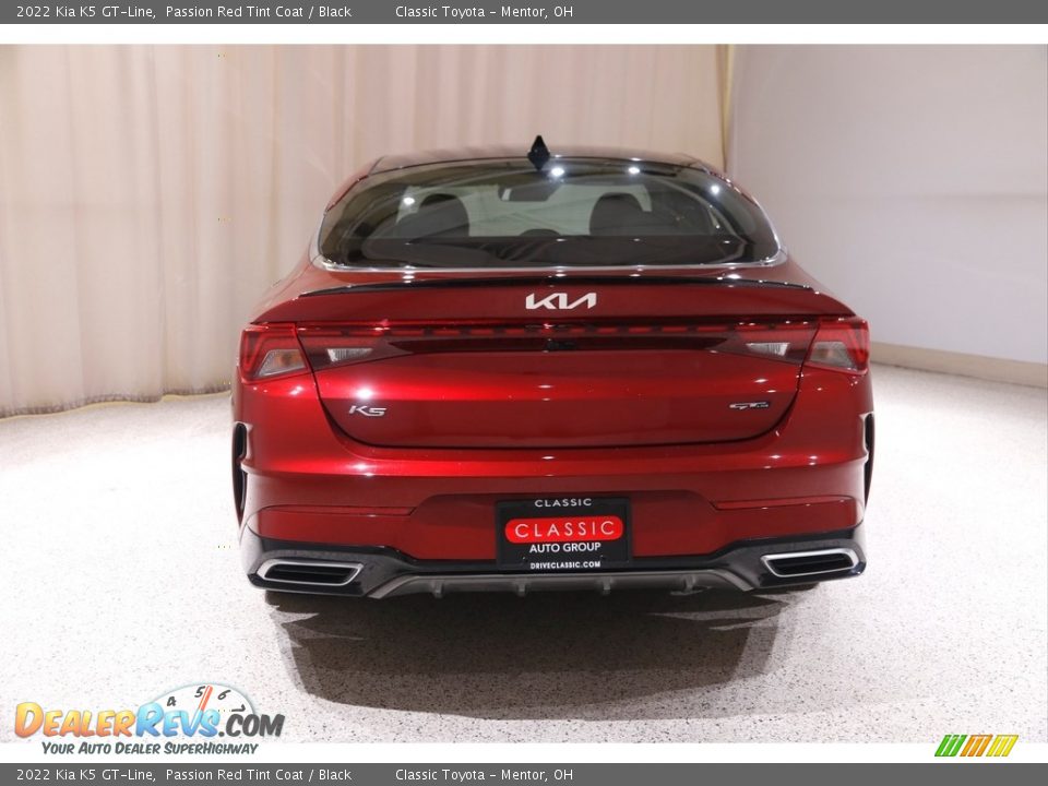 2022 Kia K5 GT-Line Passion Red Tint Coat / Black Photo #19