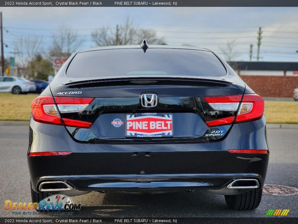 2022 Honda Accord Sport Crystal Black Pearl / Black Photo #16