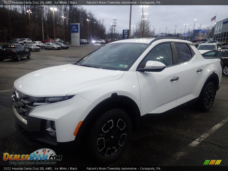 Ice White 2022 Hyundai Santa Cruz SEL AWD Photo #1