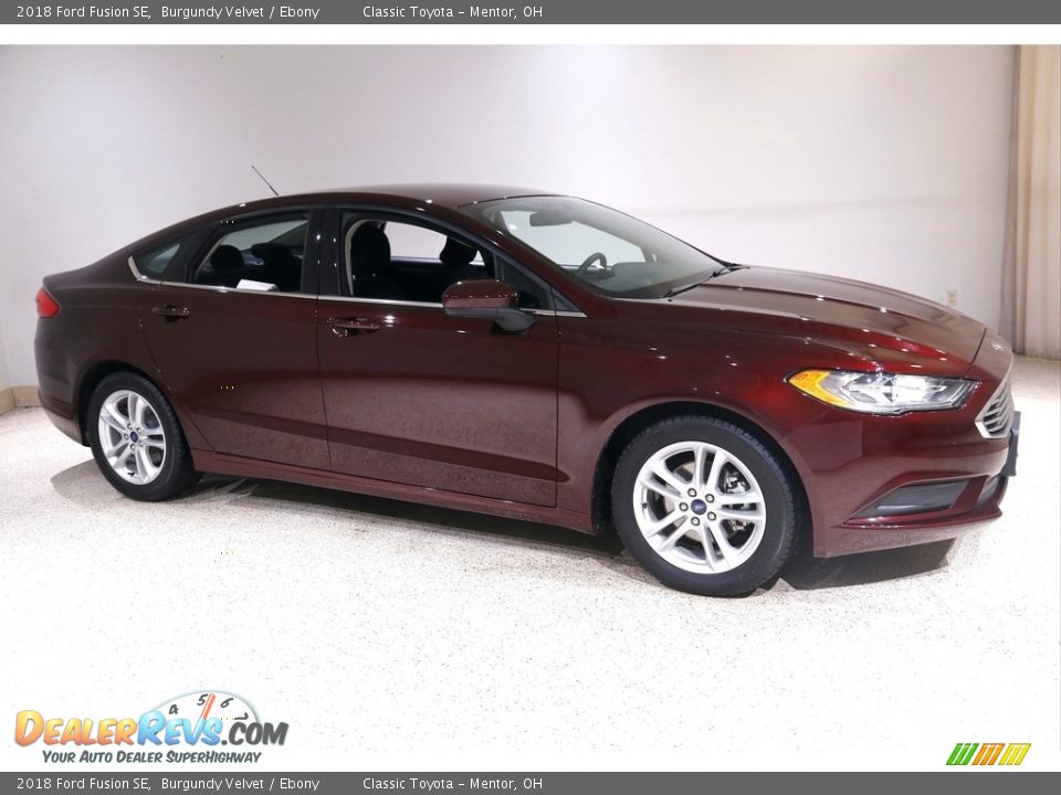 2018 Ford Fusion SE Burgundy Velvet / Ebony Photo #1