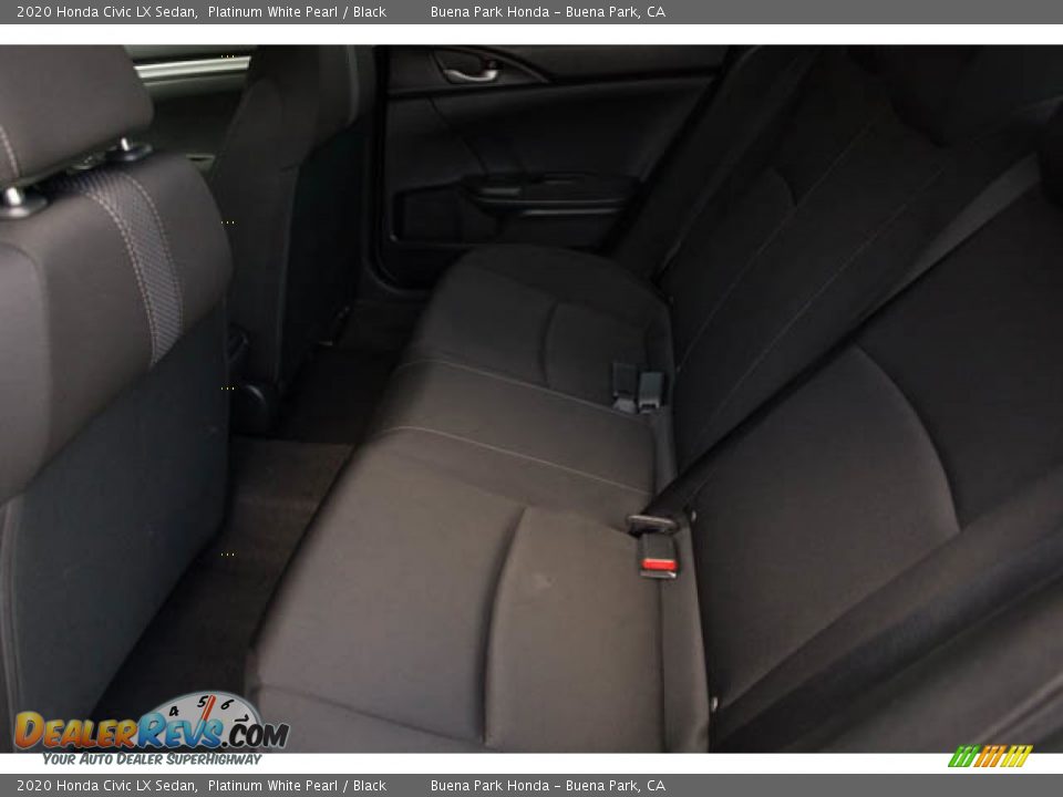 2020 Honda Civic LX Sedan Platinum White Pearl / Black Photo #4
