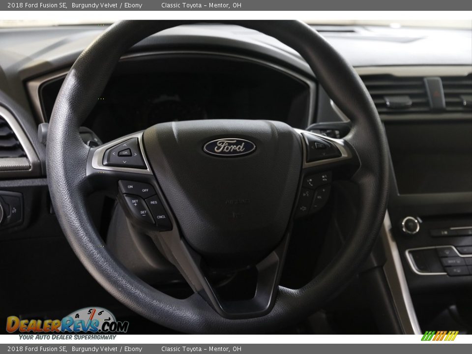 2018 Ford Fusion SE Burgundy Velvet / Ebony Photo #8