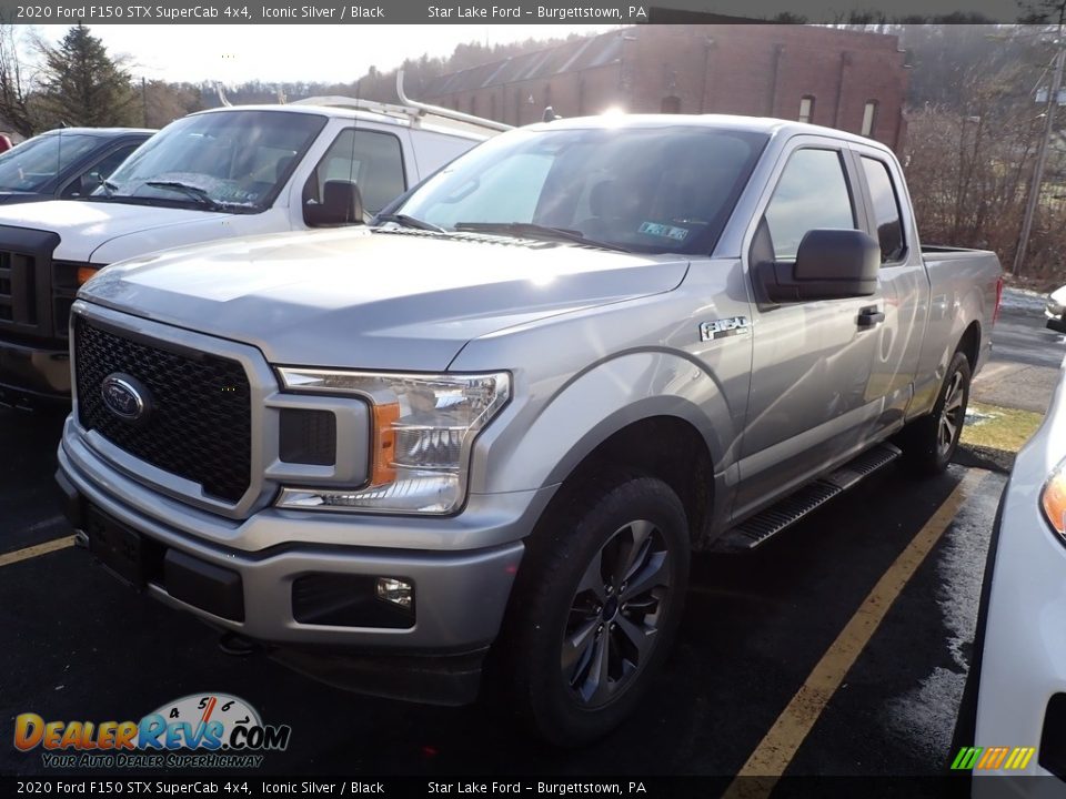 2020 Ford F150 STX SuperCab 4x4 Iconic Silver / Black Photo #1