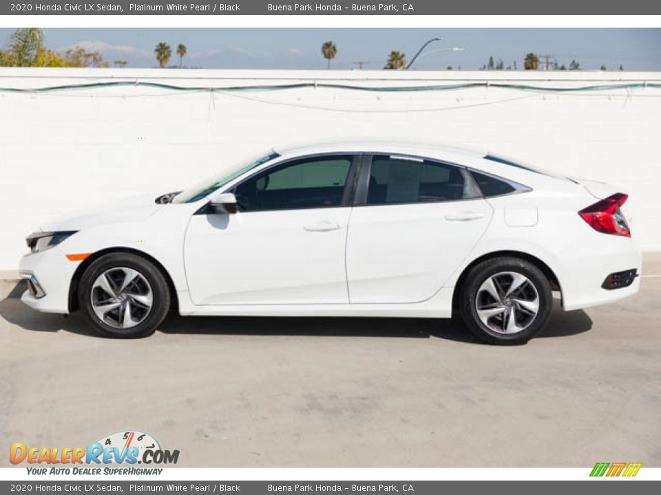 2020 Honda Civic LX Sedan Platinum White Pearl / Black Photo #10