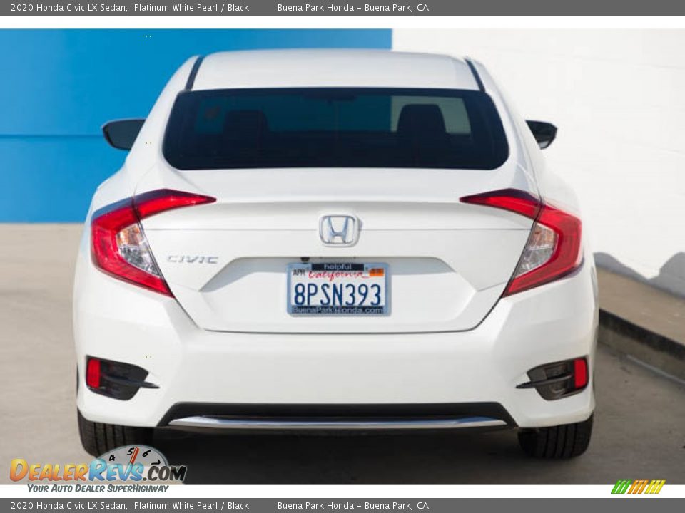 2020 Honda Civic LX Sedan Platinum White Pearl / Black Photo #11