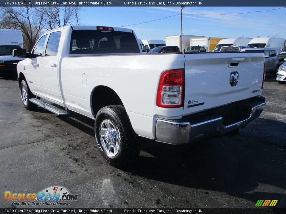 2020 Ram 2500 Big Horn Crew Cab 4x4 Bright White / Black Photo #3